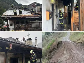 Nach Mure in den Dolomiten folgen zwei Brände in Restaurant