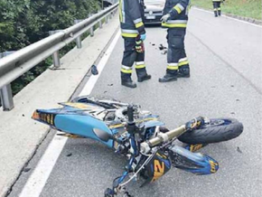 Moto-Unfall bei Brixen: Junger Lüsner schwer verletzt