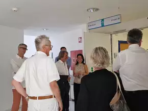 Messner im Krankenhaus und Sprengel Meran