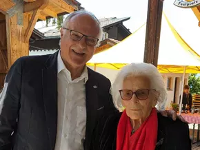 Doppelte Gratulation: Otto von Dellemann und Martha Ebner feiern Geburtstag