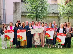 Primelaktion der SVP-Frauen: Erneut Rekordspende für Krebsstudie in Südtirol