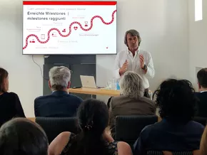 Landesrat Messner besucht Krankenhaus Schlanders und Sprengel Mals