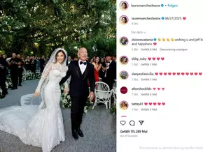 Hochzeit nun offiziell: Lauren Sánchez heißt nun auch Bezos
