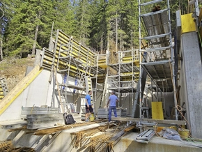 Neuer Senderstandort in Antholz: Bauarbeiten schreiten voran