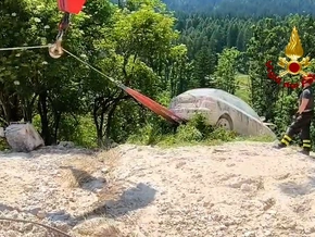 Nach riesiger Mure: Dolomitendorf von Geröll befreit