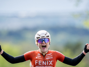 Mountainbikerin Stigger in Val di Sole Weltcupdritte