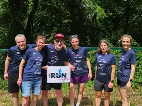 Gemeinsam für einen guten Zweck: Die WFO im Staffellauf