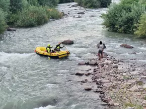 Bozen: Person von isolierter Flussinsel gerettet