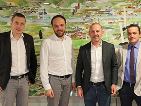 Schützenführung auf Antrittsbesuch bei Landesrat Philipp Achammer