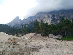 Erneuter Murenabgang auf Dolomitenstraße