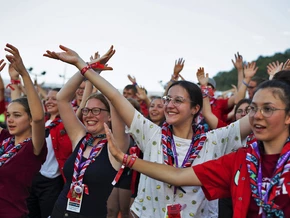 Sechs Südtiroler Pfadfinder beim World Scout Moot 2025 in Portugal