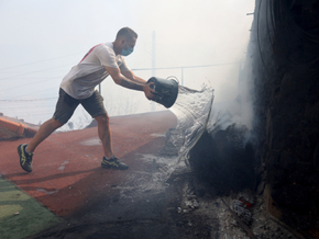 Weiter Kampf gegen Flächenbrand bei Marseille