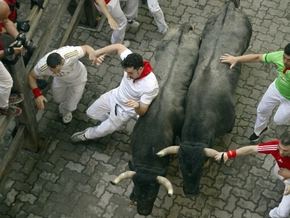 Wieder Verletzte bei Stierlauf in Pamplona