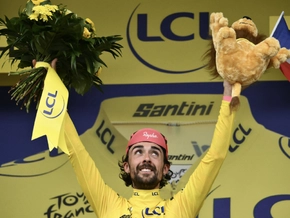 Yates holt aus Ausreißergruppe Etappensieg, Healy in Gelb