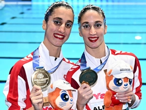 Alexandri-Schwestern im WM-Duett Klasse für sich