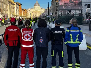 Südtiroler Zivilschützer bei internationalem Jugendtreffen