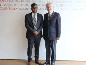 Generalkonsul von Indien zu Besuch in der Handelskammer Bozen