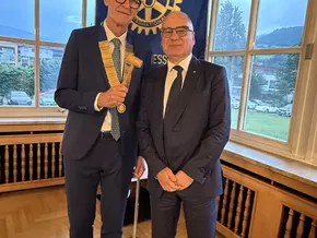 Stabsübergabe bei Rotary Brixen