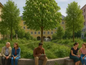 Team K: Grün und Schatten statt Betonwüsten