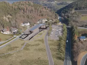 Schabs: Zufahrt zur Staatstraße gesperrt – neuer Zughalt wird gebaut