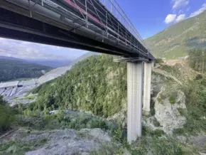 Inspektionen an Riggertal-Brücke