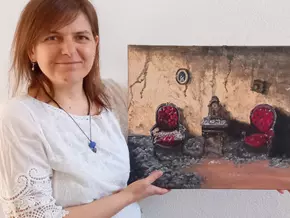 “Überwältigendes Gefühl”: Künstlerin aus Bruneck stellt in Florenz aus