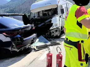 Bremsversagen: Camper am Stilfser Joch in Not
