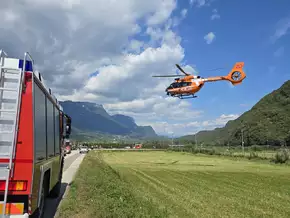 Erntehelfer bei Unfall schwer verletzt