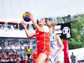 3x3-Nationalteam der Frauen in Bordeaux Zweite