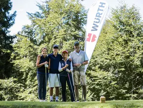 Südtiroler Sporthilfe-Familie spielt Golf für den guten Zweck