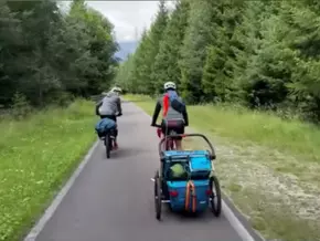 1000 Kilometer auf dem Rad mit einem Kleinkind