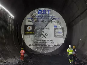 “Ida” schafft 8,4 Kilometer Tunnelvortrieb im Brennerbasistunnel bis Navis