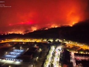 Ein Toter bei Waldbränden im Norden von Madrid – VIDEO