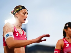 Klingers bei Beach-Volleyball-Heimevent im Achtelfinale out