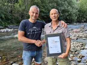 Anerkennung für Hubert Indra: ein Leben für die Fischerei