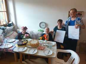 102. Geburtstag von Maria und Johanna Gebhard