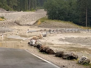 Antholzer See: Mure verlegt Straße zum Stallersattel