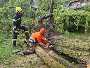 Gewitter zogen durchs Land