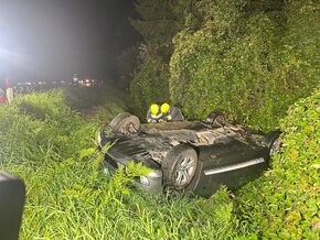 Auto überschlägt sich bei St. Georgen