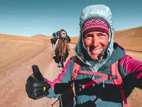 Nach Dünen und Oasen: Tamara Lunger trifft auf den Winter