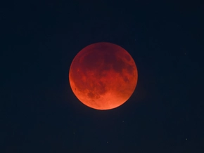 So sah die totale Mondfinsternis aus