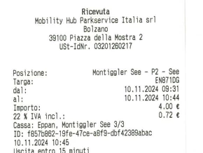 Streit um einsprachige Parktickets in Eppan