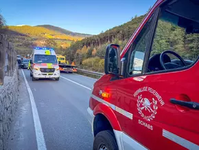 Unfall auf der Pustertaler Staatsstraße