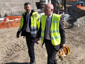 Riggertalschleife: Alfreider und Isi besichtigen Baustelle
