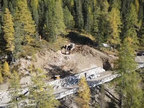 Bauarbeiten in Traumkulisse – VIDEO