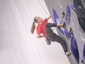 Lead bei der Italienmeisterschaft im Sportklettern