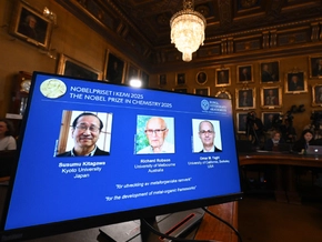 Chemie-Nobelpreis 2025 für neuartige poröse Kristalle