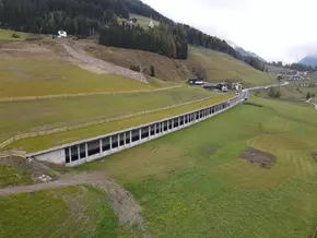 Lawinenschutzgalerie Weissenbach jetzt offiziell eröffnet