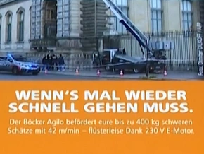 Louvre-Raub als Werbegag - VIDEO