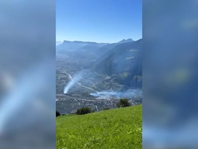 Mit dem Wingsuit über das Meraner Land - VIDEO
